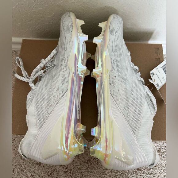 Adidas Adizero Electric Speed White Silver Men's Football Cleats - Picture 6 of 8